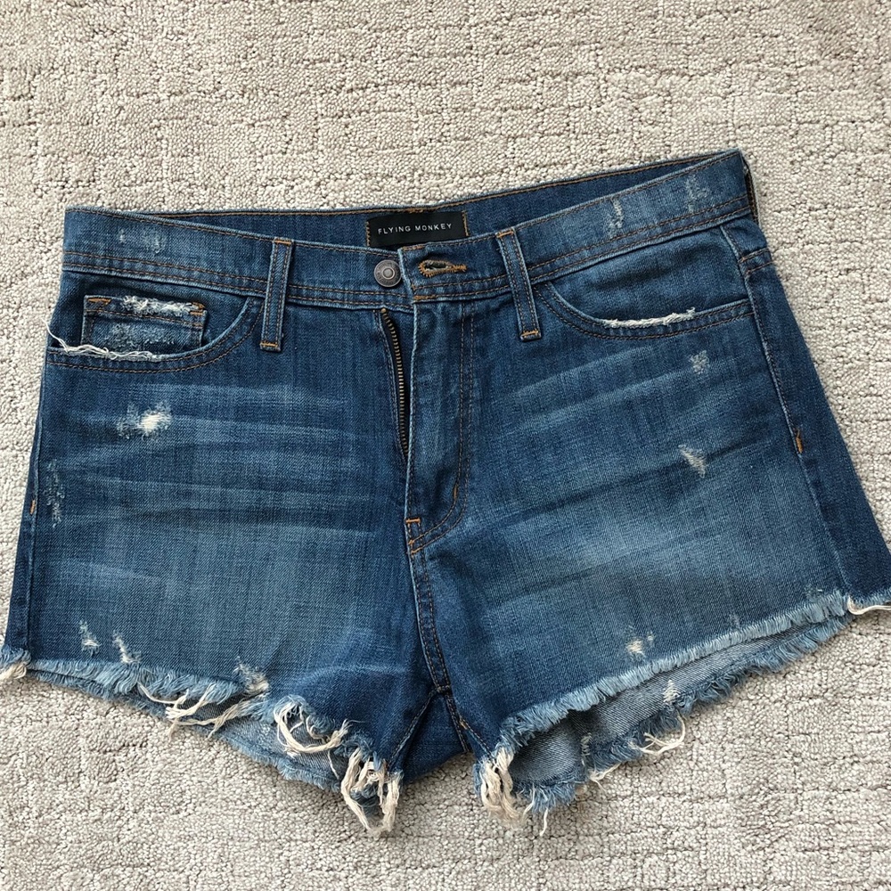 Flying Monkey Jean Shorts